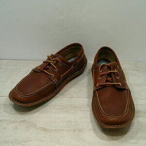 Born Ways Mens Leather Hand crafted Boat shoes Size 10 W | Wide